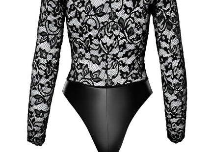 F296 Body aus Spitze/Wetlook von Noir Handmade - Bodys