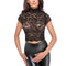 F303 bauchfreies Top aus Spitze von Noir Handmade - Top