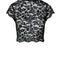 F303 bauchfreies Top aus Spitze von Noir Handmade - S / Black - Top
