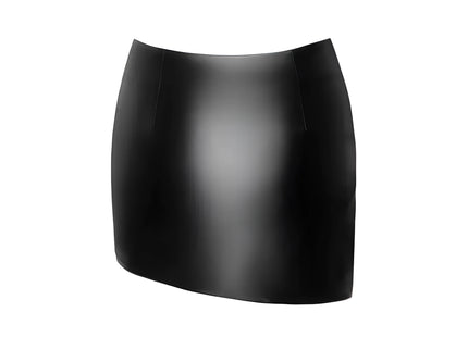 F305 scharzer Wetlook Minirock von Noir Handmade Libido Collection - Minirock