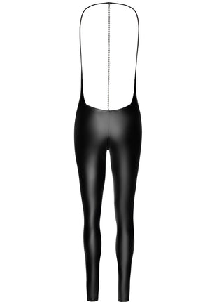F306 Wetlook Catsuit ouvert von Noir Handmade - Bodystocking-Ouvert