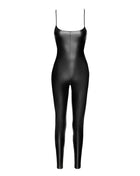 F316 Wetlook Catsuit ouvert von Noir Handmade - S / Black - Bodystocking-Ouvert