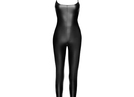 F316 Wetlook Catsuit ouvert von Noir Handmade - S / Black - Bodystocking-Ouvert