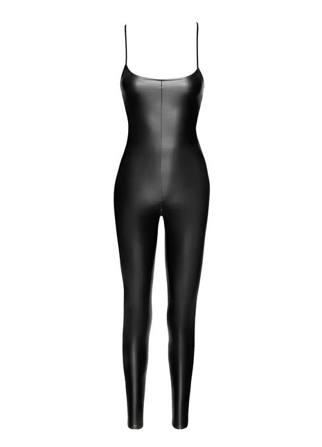 F316 Wetlook Catsuit ouvert von Noir Handmade - S / Black - Bodystocking-Ouvert