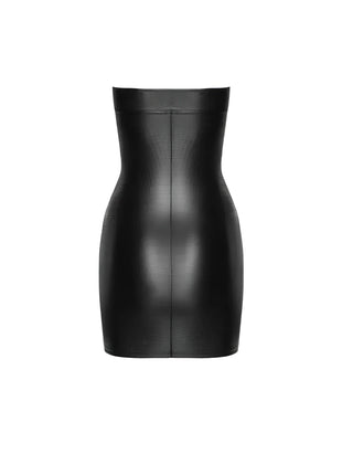 F317 Snake Wetlook Miniklied von Noir Handmade - Minikleid