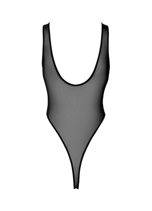 F322 Body aus Netzmaterial von Noir Handmade - Bodys
