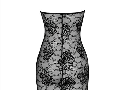 F338 halblanges Kleid aus Spitze von Noir Handmade - halblanges Kleid