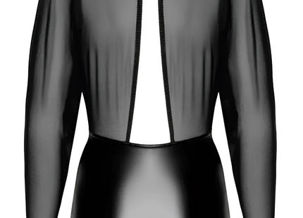 F348 Tüll-Minikleid mit Wetlook von Noir Handmade - Minikleid