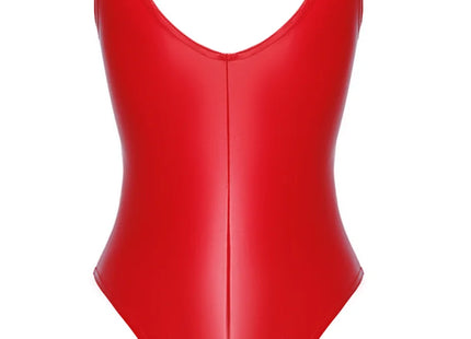 F352 Wetlook Body mit Frontreißverschluss von Noir Handmade - Body