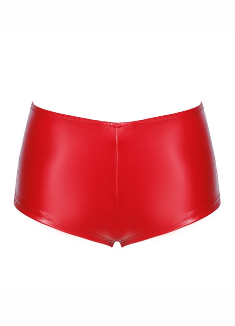 F356 Wetlook Shorts rot von Noir Handmade Orgia Collection - S / Red - Panty / Shorty