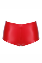 F356 Wetlook Shorts rot von Noir Handmade Orgia Collection - S / Red - Panty / Shorty