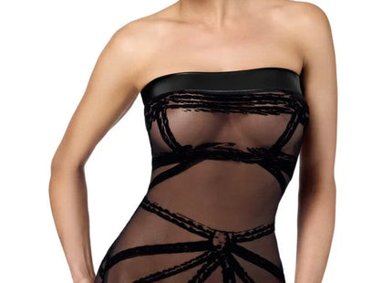 F359 Off-shoulder Minikleid Bondesque von Noir Handmade - Minikleid