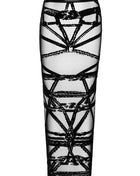 F360 langer Rock Bondesque von Noir Handmade - XS / schwarz - Rock