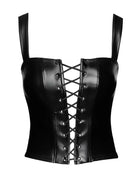 F365 Lace-Up Corset Top von Noir Handmade - XS / schwarz - Top