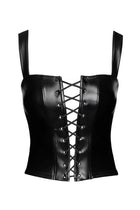 F365 Lace-Up Corset Top von Noir Handmade - XS / schwarz - Top