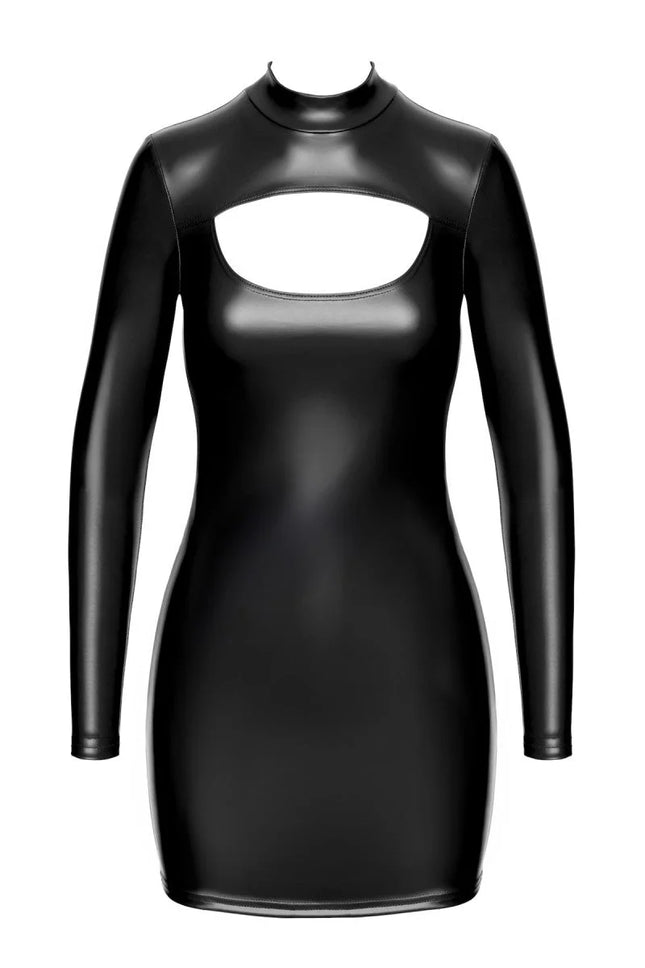 F366 Cut-Out Bodycon Minikleid von Noir Handmade - XS / Black - Minikleid