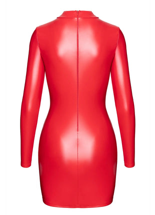 F367 Bombshell Bodycon Minikleid rot von Noir Handmade - Minikleid