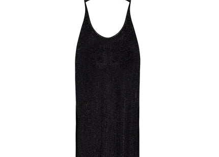 F372 langes Kleid Onyx Twin-slit von Noir Handmade - langes Kleid