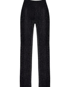 F374 Onyx Sheer Palazzo Hose von Noir Handmade - XS / schwarz - Hosen
