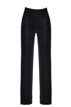 F374 Onyx Sheer Palazzo Hose von Noir Handmade - XS / schwarz - Hosen