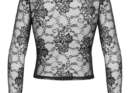 F377 Noirelle Lace Button-up Shirt von Noir Handmade - Shirt