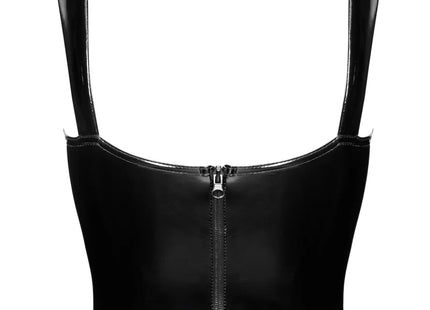 F379 Dominae Lack Corset Top von Noir Handmade - Top