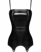 F381 Dominae Venom Corsagen-Kleid schwarz von Noir Handmade Kink Royal Collection - XS / schwarz - Corsage