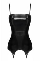 F381 Dominae Venom Corsagen-Kleid schwarz von Noir Handmade Kink Royal Collection - XS / schwarz - Corsage