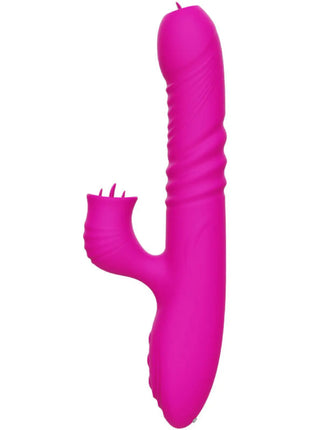 FANNY VIBRO DUO: FUCHSIA-HEAT VIBRATOR LUXURY SILIKON - Vibrierende Rotatoren