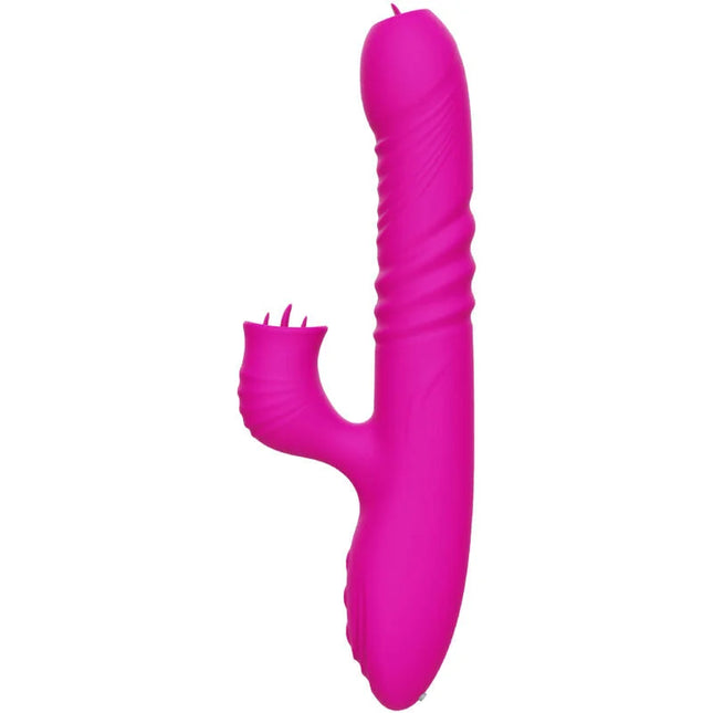 FANNY VIBRO DUO: FUCHSIA-HEAT VIBRATOR LUXURY SILIKON - Vibrierende Rotatoren