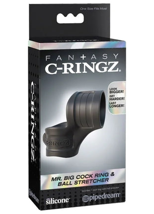 FANTASY C-RINGZ - GROSSER HAHNRING UND BALL - Penisring ohne Vibration