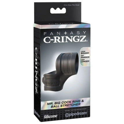 FANTASY C-RINGZ - GROSSER HAHNRING UND BALL - Penisring ohne Vibration