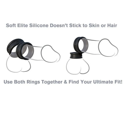 FANTASY C-RINGZ - MAX / BREITE SILIKONRINGE - Penisring ohne Vibration