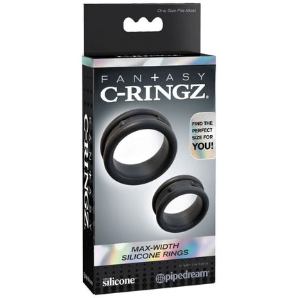 FANTASY C-RINGZ - MAX / BREITE SILIKONRINGE - Penisring ohne Vibration
