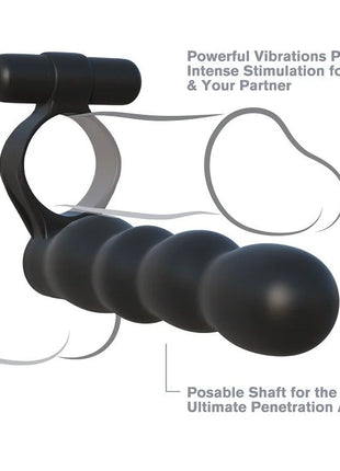 FANTASY C-RINGZ - POSABLE DOPPELPENETRATOR - Penisring für Paare
