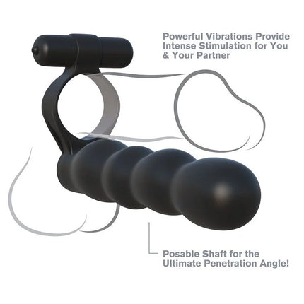 FANTASY C-RINGZ - POSABLE DOPPELPENETRATOR - Penisring für Paare