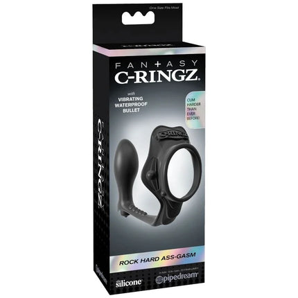 FANTASY C-RINGZ - ROCK HARD ASS-GASM - Ring mit Stecker