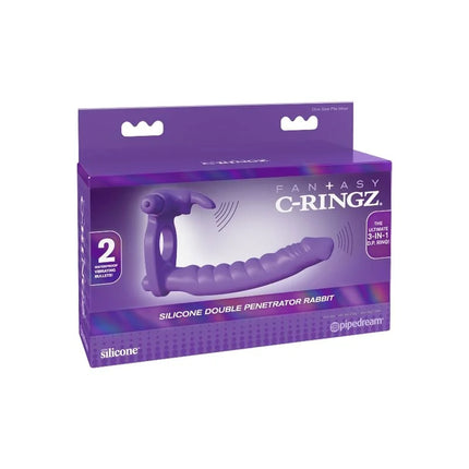 FANTASY C-RINGZ - SILIKON DOPPELVIBRATORKANINCHEN - Paar-Vibrator