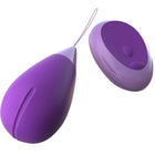 Lila teardrop-förmiger kabelloser vibrator fantasy for her fernkegel excite-her mit passender ovale ladestation lieferumfang enthalten