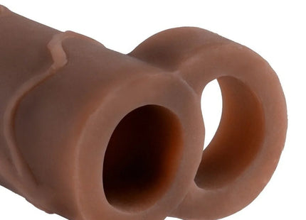 FANTASY X- TENSIONS - PERFECT 2 EXTENSION BALL STRAP HAUTBRAUN - Penishüllen mit Verlängerung