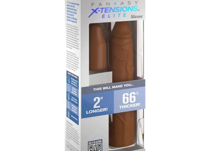 FANTASY X- TENSIONS - PIPEDREAMS HÜLSE 20,32 CM + 5,00 CM ZOLL STECKER KARAMELL - Analplug