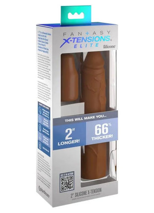 FANTASY X- TENSIONS - PIPEDREAMS HÜLSE 20,32 CM + 5,00 CM ZOLL STECKER KARAMELL - Analplug