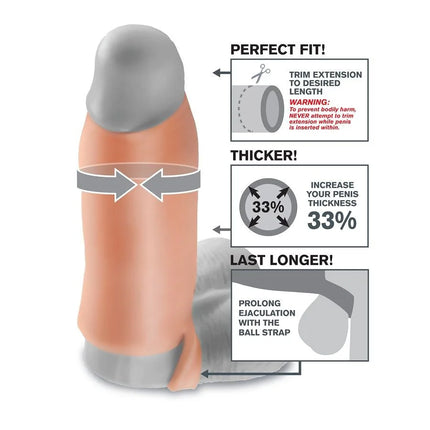 FANTASY X- TENSIONS - REAL FEEL ENHANCER XL - Penishülle