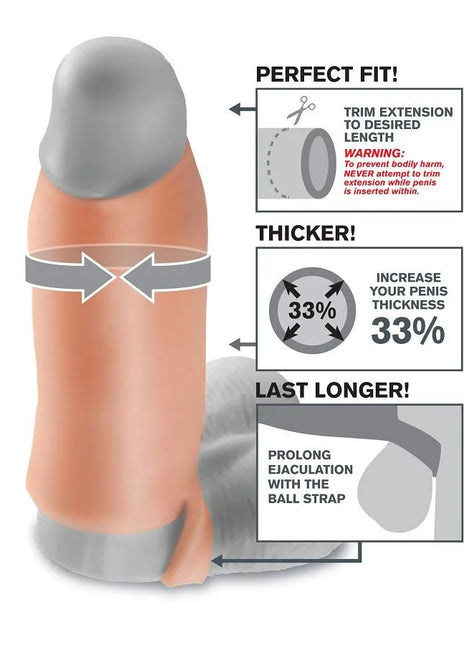 FANTASY X- TENSIONS - REAL FEEL ENHANCER XL - Penishülle