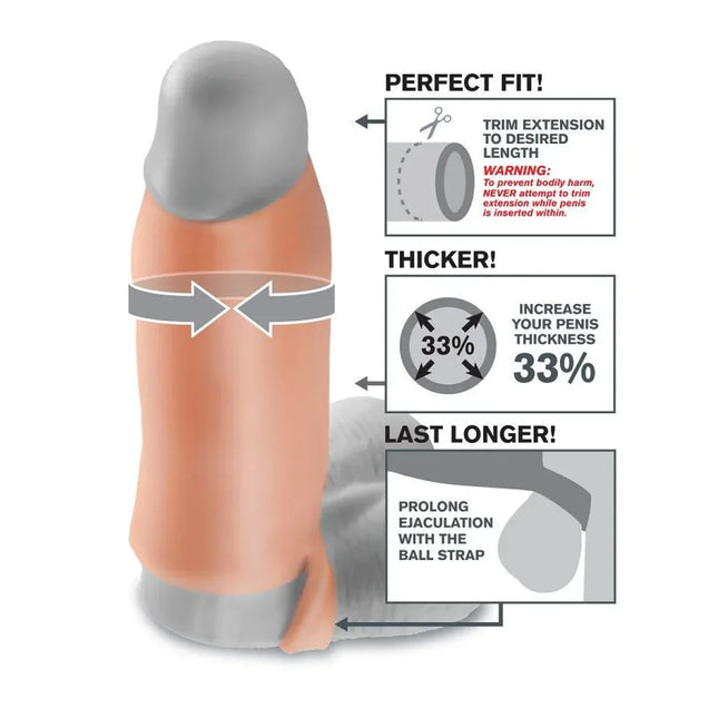 FANTASY X- TENSIONS - REAL FEEL ENHANCER XL - Penishülle