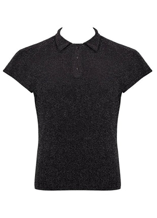 Feinnetz Polo-Shirt H082 von Noir Handmade Kink Royal Collection - S / schwarz - Herren-Shirt
