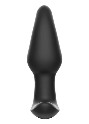 Schwarzer silikon anal plug fernbedienungsstecker anal p-spot mit zugespitzter abgerundeter spitze und ergonomischem design