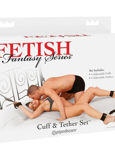 FETISH FANTASY CUFF UND TETHER SET