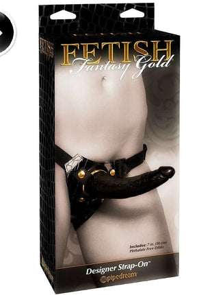 FETISH FANTASY GOLD - DESIGNER STRAP-ON