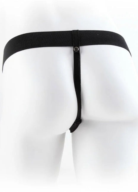 FETISH FANTASY SERIES - 11 HOLLOW STRAP-ON VIBRIEREN MIT BLLEN 27,9CM FLEISCH